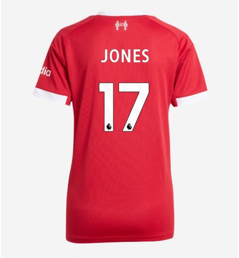 Liverpool Curtis Jones #17 Domácí Dres pro Dámské 2025-26 Krátký Rukáv Liverpool Curtis Jones #17 Domácí Dres pro Dámské 2025-26 Krátký Rukáv